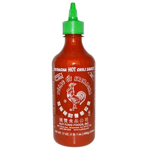 Sriracha aussprache 99 and a singular 28 oz bottle listed on eBay for $69